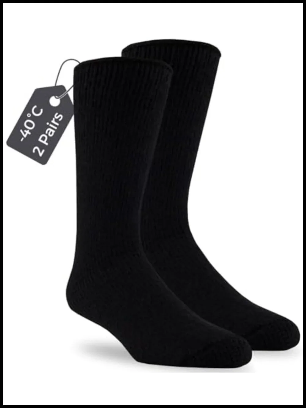 Thermal Winter Socks 85% Preshrunk Wool Hiking Trekking Extreme Cold